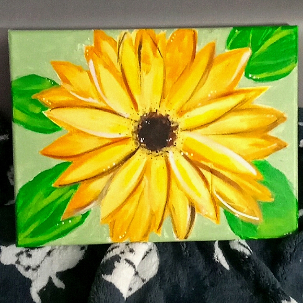 Sunflower painting. FINAL PRICE